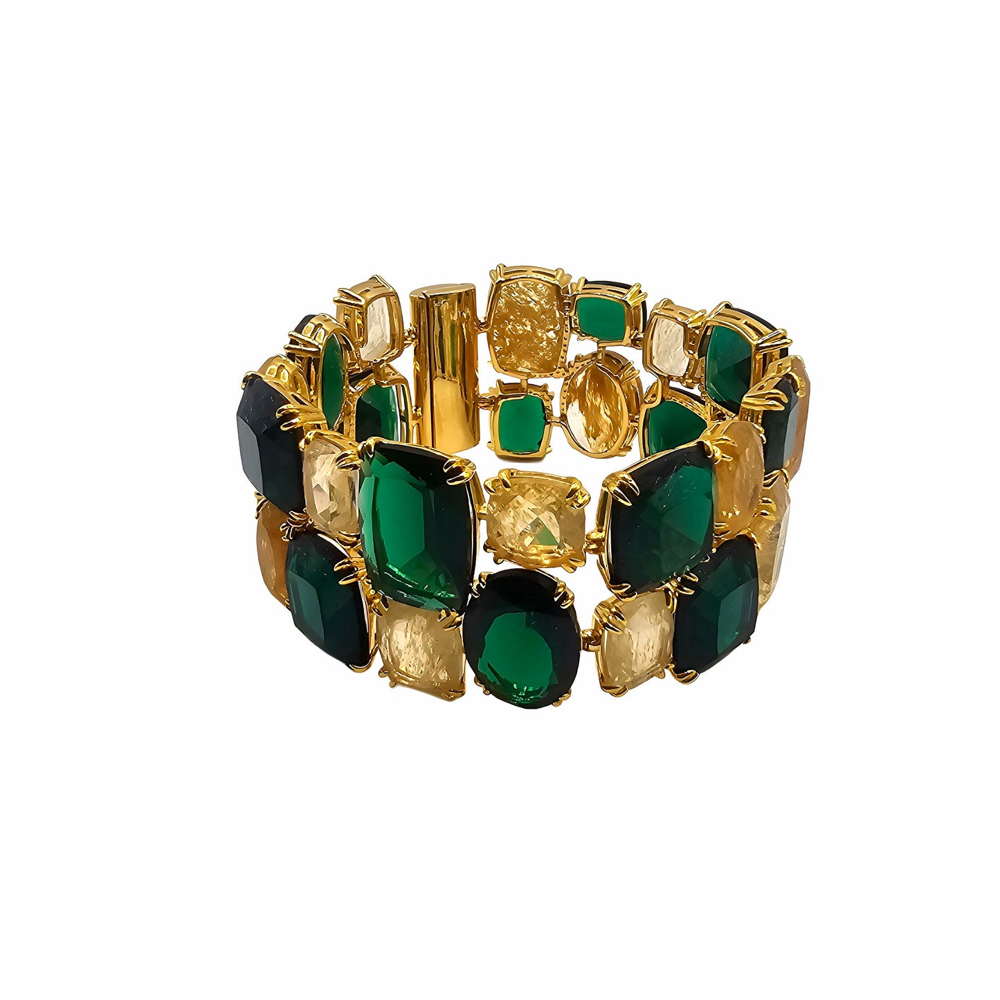 This Stunning Cuff Showcases Beautiful Gemstones ~ Keepers For Life