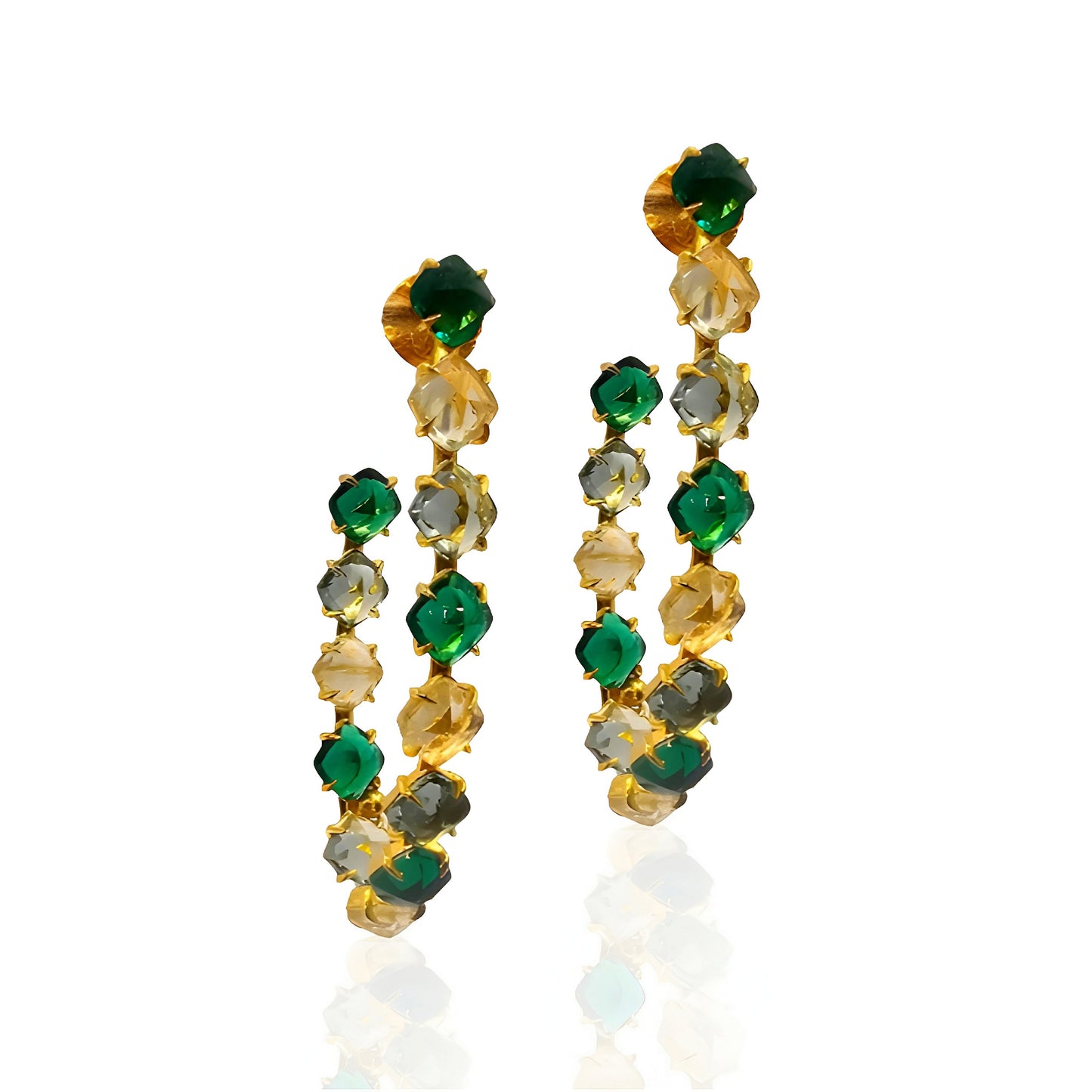 Playful Elegance With These Oval Hoops