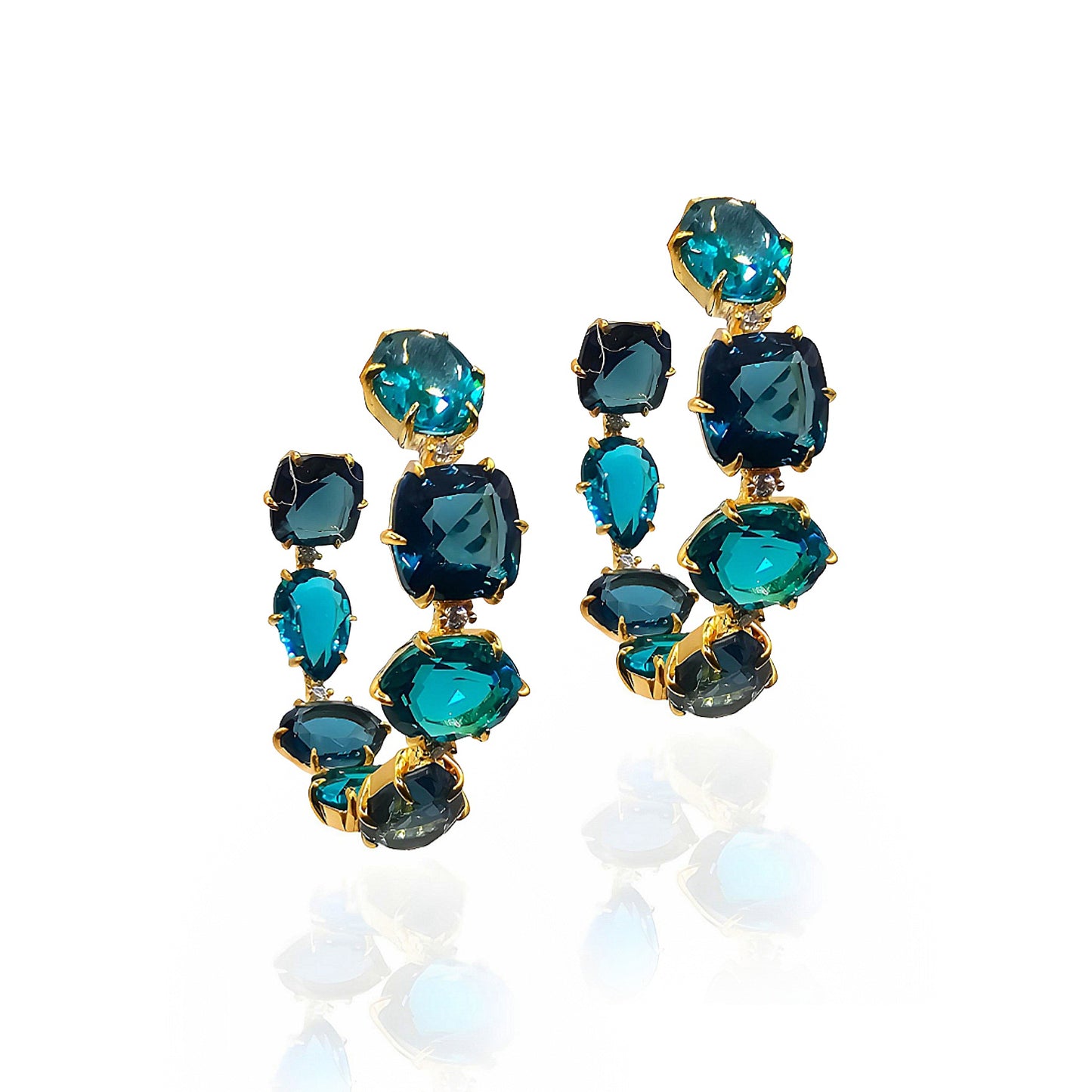 Breathtaking Round Hoops Earrings