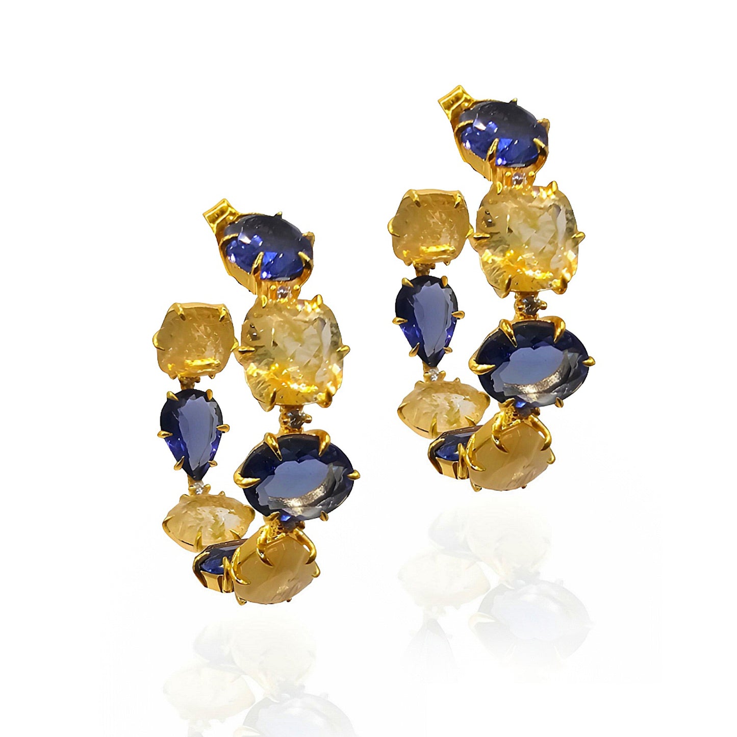 Breathtaking Round Hoops Earrings